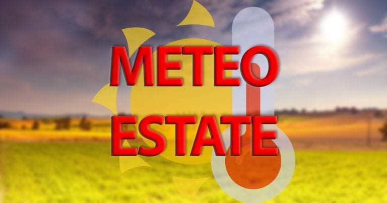 METEO AGOSTO – Caldo e TEMPERATURE sopra la media per la seconda metà dell’ESTATE meteorologica