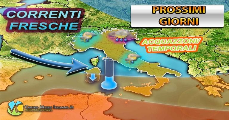 METEO – Flusso ATLANTICO di nuovo all’ATTACCO dell’ITALIA con PIOGGE e possibili TEMPORALI, ecco dove METEO – Flusso ATLANTICO di nuovo all’ATTACCO dell’ITALIA con PIOGGE e possibili TEMPORALI, ecco dove