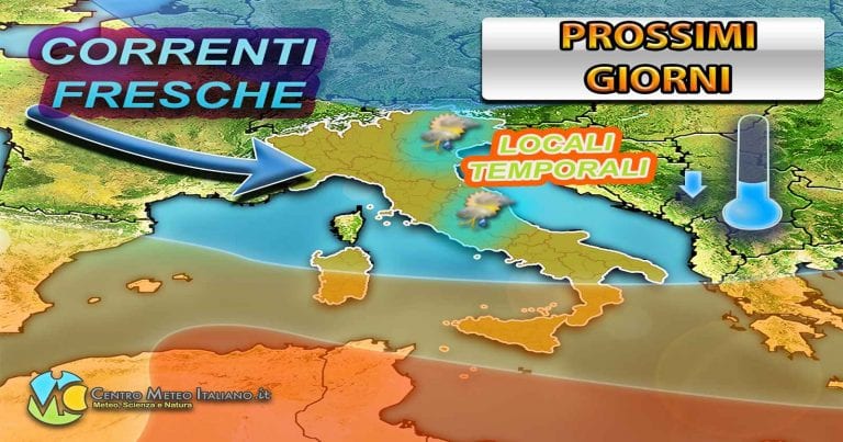 METEO ITALIA: tempo più stabile e clima fresco nei prossimi giorni, vediamo fino al weekend METEO ITALIA: tempo più stabile e clima fresco nei prossimi giorni, vediamo fino al weekend