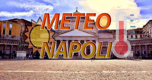 Grafica per le previsioni meteo di Napoli