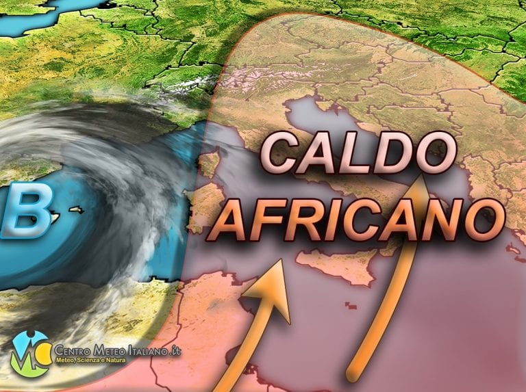 METEO – L’ITALIA PIOMBA nelle grinfie dell’ANTICICLONE AFRICANO, TEMPERATURE fino a +35°C, ecco i dettagli