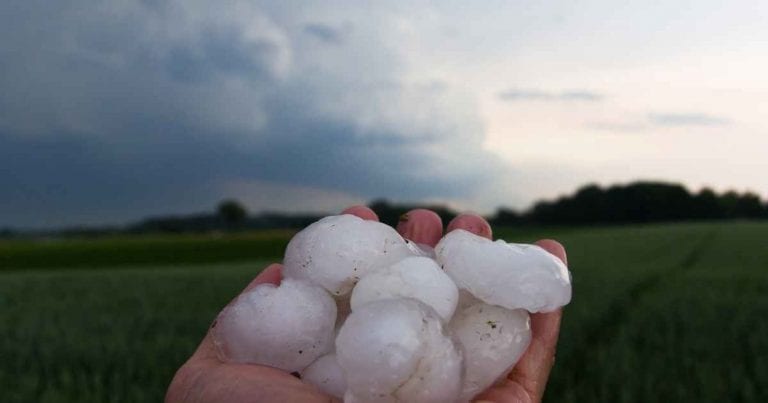 METEO – Violentissima GRANDINATA si abbatte sulla città di Pordenone: ALLAGAMENTI e danni ad auto