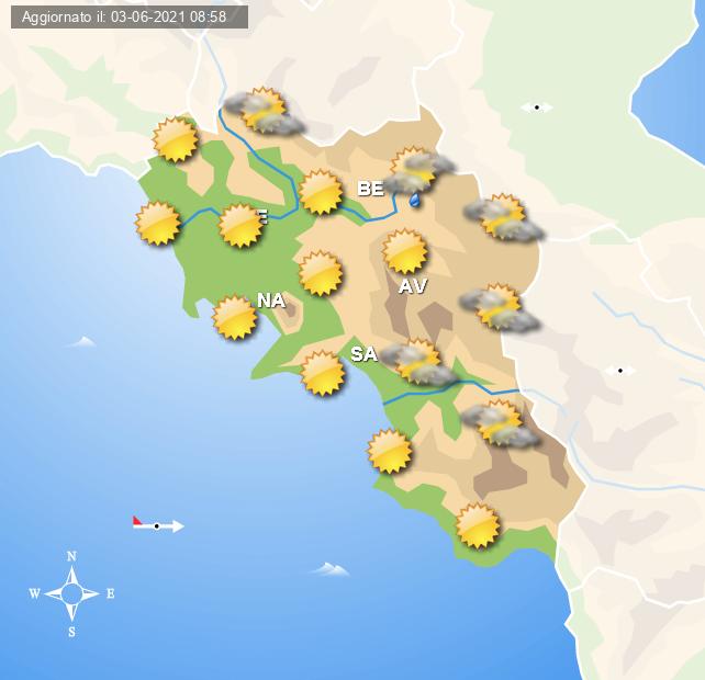 Qualche piovasco sulla provincia di Benevento, ma tempo stabile altrove domani - Centro Meteo Italiano