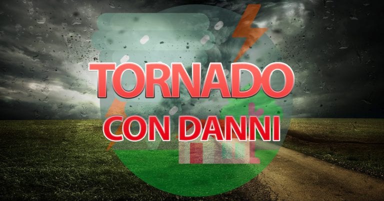 METEO – Tornado si abbatte sul LAZIO, danni nella provincia di VITERBO ecco DOVE