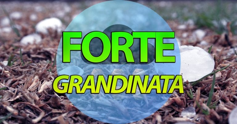METEO – Forte MALTEMPO con GRANDINE provoca BLACK-OUT e DANNI alle coltivazioni nel pavese, i dettagli