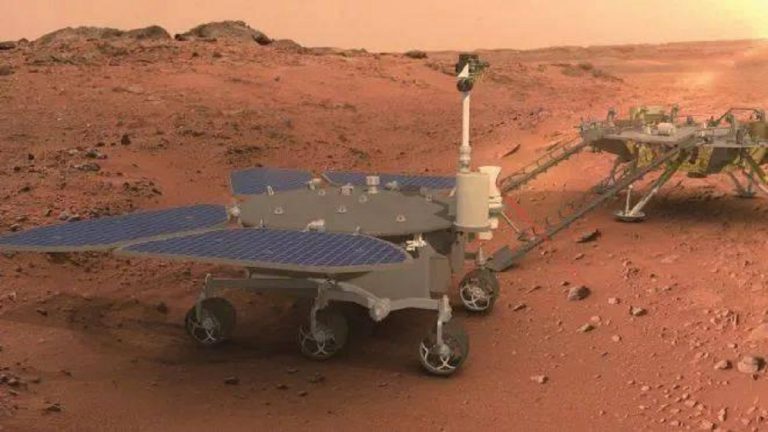 Il rover cinese Zhurong ha scattato foto suggestive sul Pianeta Rosso