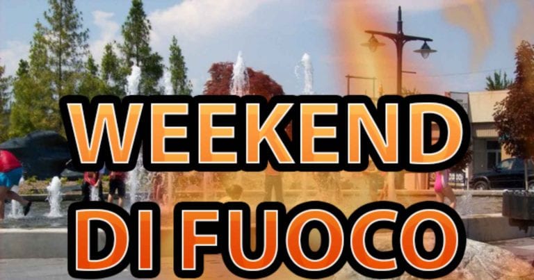 METEO WEEKEND – In arrivo l’ANTICICLONE AFRICANO con SOLE  e tanto CALDO, con picchi di 40°C