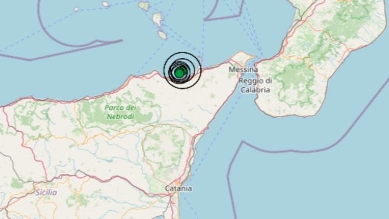 Terremoto in Sicilia oggi, 16 giugno 2021: scossa M 3.1 avvertita in provincia di Messina | Dati INGV