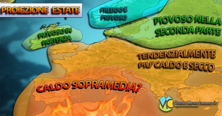 METEO ESTATE – All’apice della prima ONDATA di CALDO, ecco come potrà proseguire la STAGIONE estiva