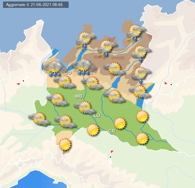 Domani ancora temporali sulle aree alpine - Centro Meteo italiano