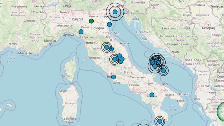 Terremoto in Italia oggi, lunedì 21 giugno 2021: le scosse più importanti | Dati INGV