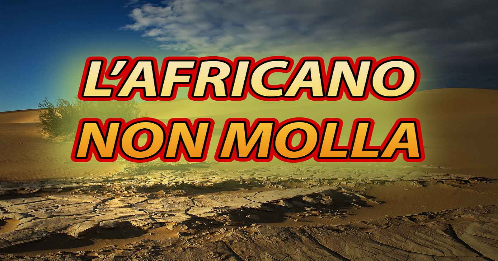 Alta pressione africana che non molla la presa in questo inizio dell'estate astronomica, tendenza meteo