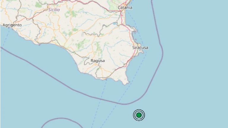 Terremoto in Sicilia oggi, martedì 22 giugno 2021: scossa M. 2.5 sulla Costa Siracusana | Dati INGV