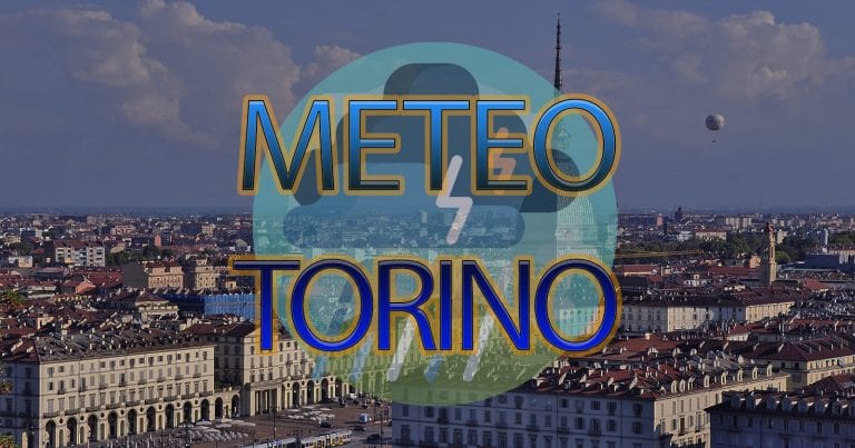 METEO TORINO – PERTURBAZIONE in transito con PIOGGE e TEMPORALI sul Piemonte; Le previsioni