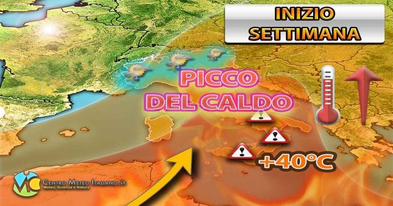 METEO – Nuova FIAMMATA AFRICANA in arrivo per la PROSSIMA SETTIMANA, TEMPERATURE di nuovo in aumento