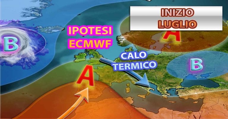 METEO – Torna il CALDO AFRICANO nella fine di Giugno, possibili PIOGGE e calo termico con l’arrivo di Luglio