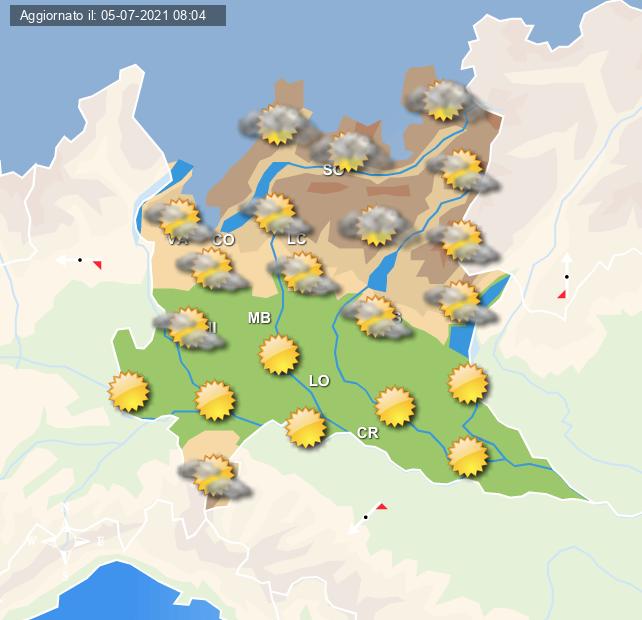 Previsioni meteo per Milano di domani - Centro Meteo Italiano