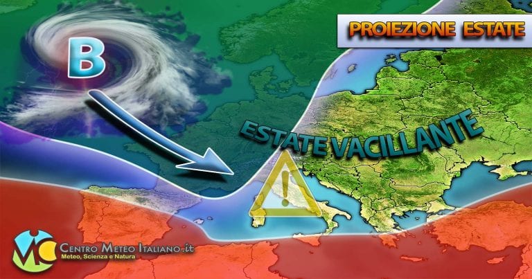 METEO ESTATE – Stagione in DIFFICOLTA’ e nuove ROTTURE ipotizzate a LUGLIO. Le prospettive per AGOSTO