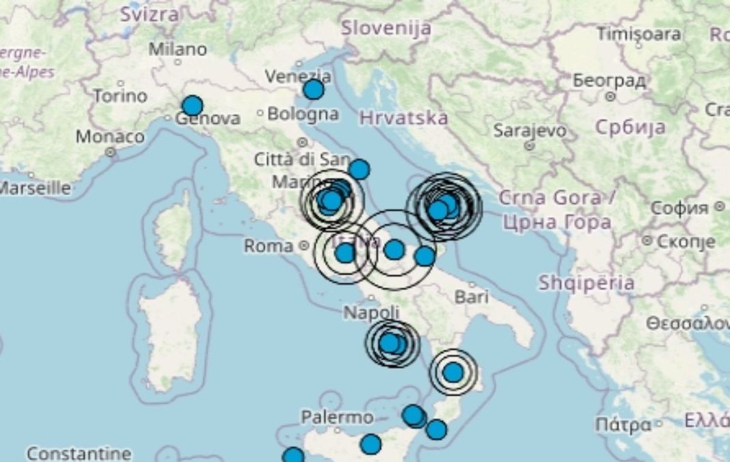 Terremoto In Italia Oggi Sabato 10 Luglio 2021 Le Scosse Registrate In Giornata Dati Ingv