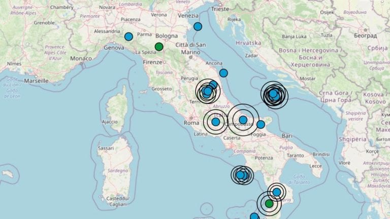 Terremoto in Italia oggi, domenica 11 luglio 2021: le scosse registrate | Dati INGV