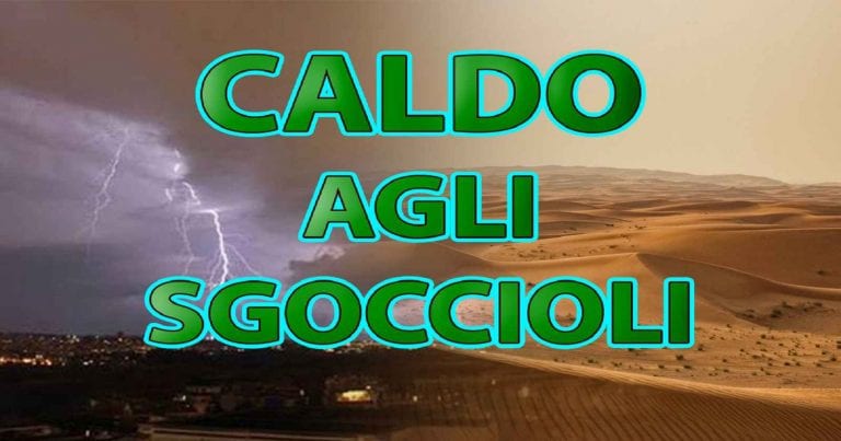 METEO – Aria FRESCA in arrivo porta CALO TERMICO ovunque entro mercoledì. TEMPERATURE in calo anche di 7-8°C