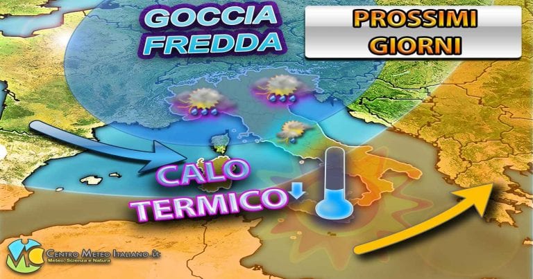 METEO – ESTATE in CRISI e ANTICICLONE KO nei prossimi giorni, con TEMPERATURE più fresche, i dettagli