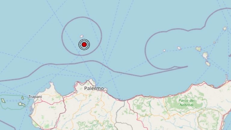 Terremoto in Sicilia oggi, 15 luglio 2021, scossa M. 2.3 sul Tirreno Meridionale – Dati Ingv