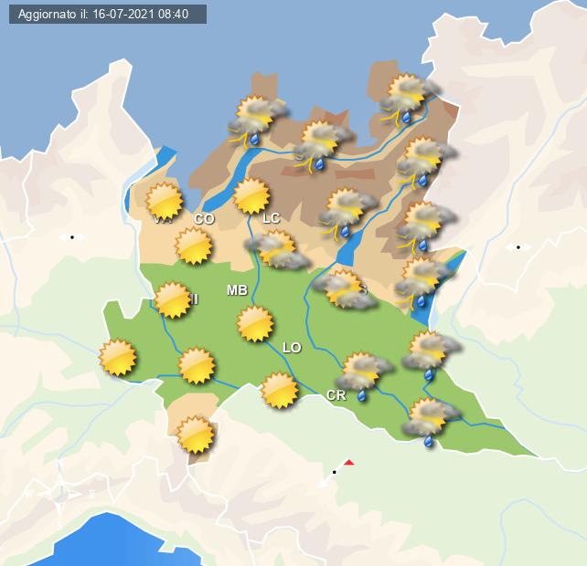 Temporali ancora nella giornata di domenica - Centro Meteo Italiano