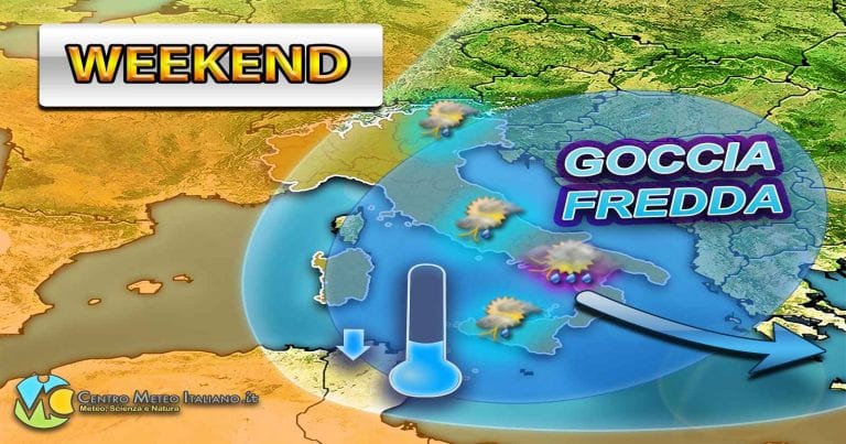 METEO ITALIA: piogge e temporali al SUD, graduale ritorno della stabilità per la prossima settimana