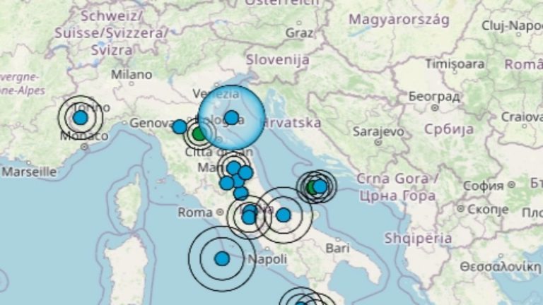 Terremoto in Italia oggi, 16 luglio 2021, le ultime scosse registrate | Dati Ingv