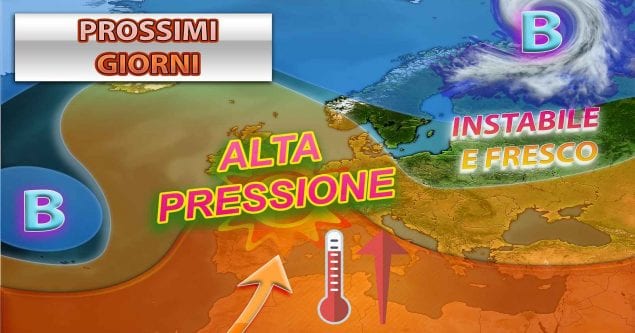 METEO - L'ESTATE riprende lo SCETTRO dell'ITALIA con STABILITA' e TEMPERATURE in aumento, i dettagli