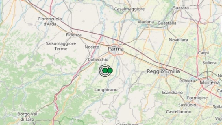 Terremoto in Emilia-Romagna oggi, mercoledì 21 luglio 2021: scossa M 2.3 in provincia di Parma | Dati INGV