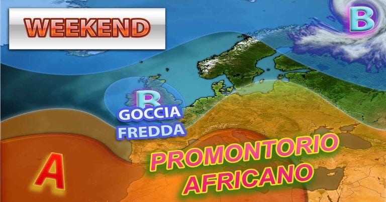 METEO – WEEKEND tra CALDO AFRICANO e forti TEMPORALI per una PERTURBAZIONE in arrivo, i dettagli METEO – WEEKEND tra CALDO AFRICANO e forti TEMPORALI per una PERTURBAZIONE in arrivo, i dettagli