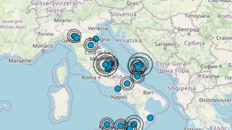 Terremoto oggi in Italia, giovedì 22 luglio 2021: le ultime scosse registrate | Dati Ingv
