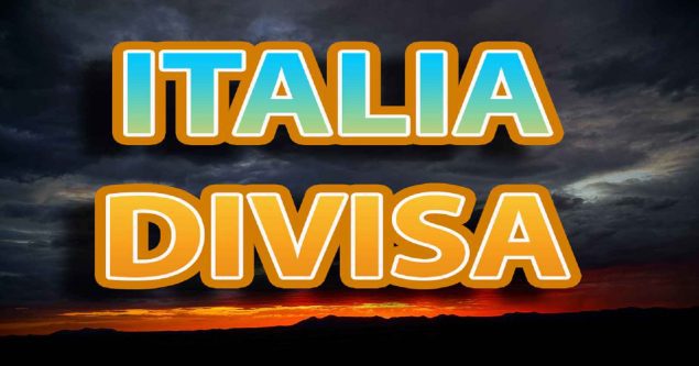 Italia divisa in due: temporali in arrivo su parte del nord, caldo anche intenso al Sud