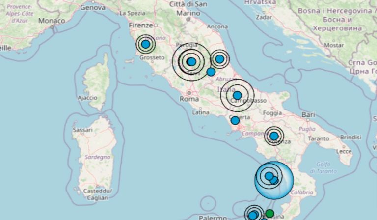 Terremoto oggi Italia, 26 luglio 2021: le ultime scosse registrate – Dati INGV