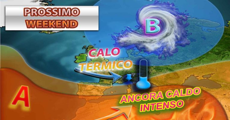 METEO ITALIA: fase di maltempo e calo delle temperature nel WEEKEND, ecco dove