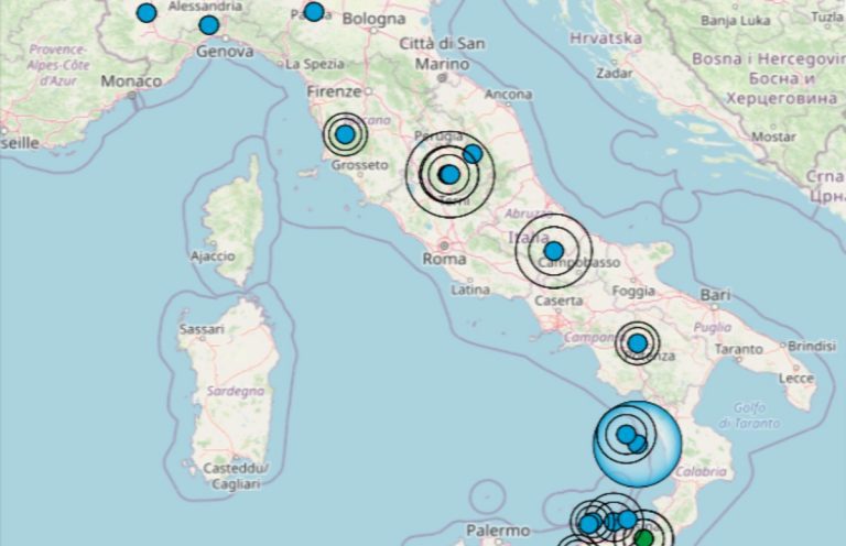 Terremoto oggi, 28 luglio 2021: le ultime scosse registrate in Italia – Dati Ingv