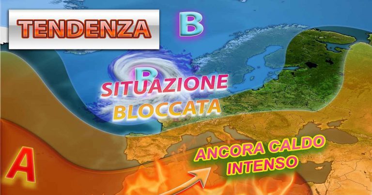 METEO ITALIA: anticiclone in rinforzo con sole e caldo ma presto torneranno i TEMPORALI