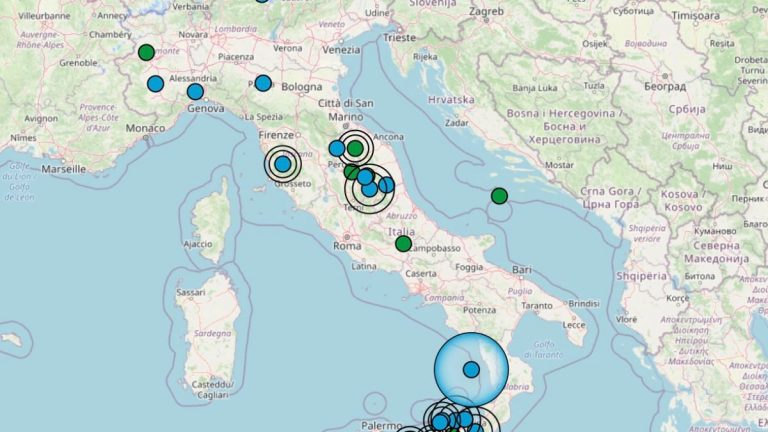 Terremoto in Italia oggi, venerdì 30 luglio 2021: scossa M 2.5 Mar Ionio Meridionale | Dati INGV