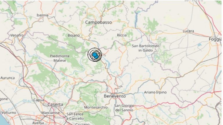 Terremoto in Campania oggi, 3 agosto 2021: scossa M 2.3 in provincia di Benevento | Dati Ingv