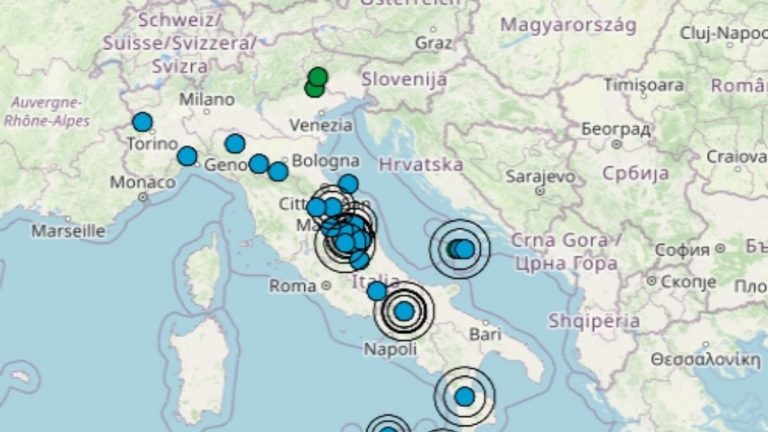 Terremoto in Italia oggi, mercoledì 4 agosto 2021: le ultime scosse registrate – Dati Ingv