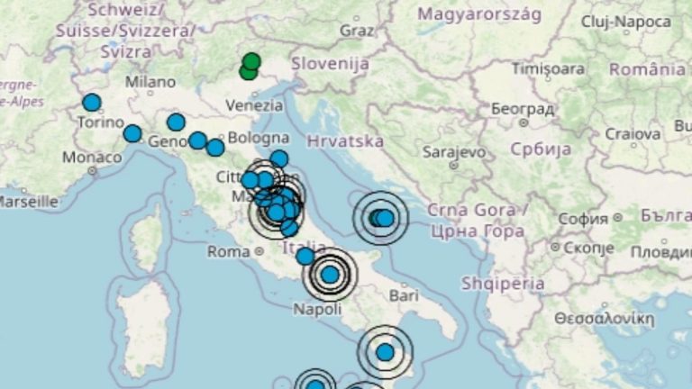 Terremoto in Italia oggi, giovedì 5 agosto 2021, le scosse registrate nelle ultime ore | Dati Ingv
