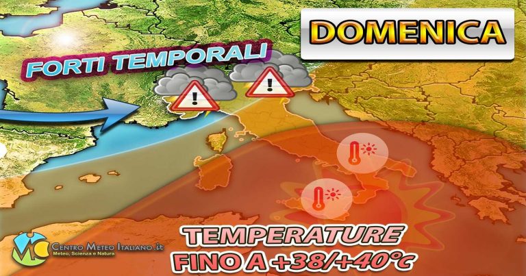 METEO – ITALIA ancora divisa nel WEEKEND, tra l’ASSALTO dell’ANTICICLONE e altri TEMPORALI, i dettagli