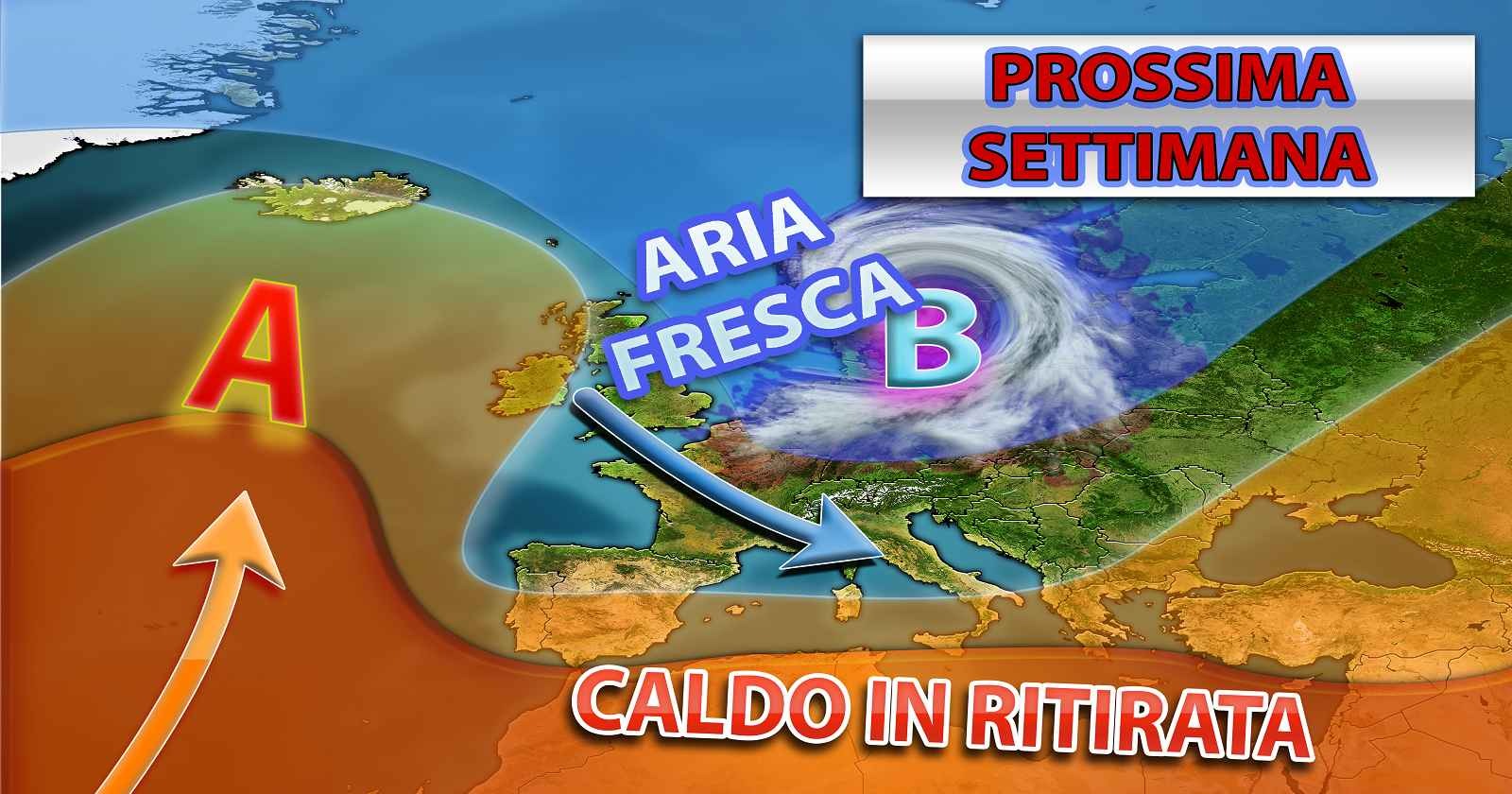 Arrivo di aria più fresca per la seconda metà di agosto - Centro Meteo Italiano