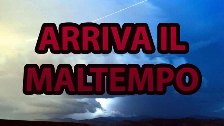 METEO – ATTENZIONE, CAMBIA TUTTO in ITALIA sta per tornare il MALTEMPO con CROLLO TERMICO, i dettagli