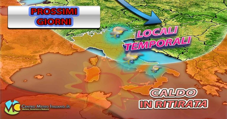 METEO – TEMPORALI in arrivo in ITALIA nelle prossime ore e poi anche domani, ecco dove