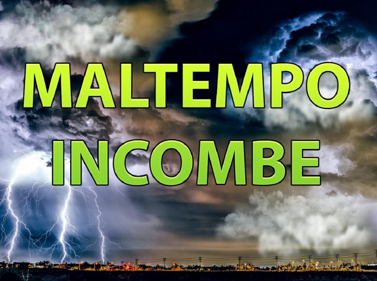METEO – Forte MALTEMPO nel WEEKEND al Nord  con intensi TEMPORALI e locali NUBIFRAGI