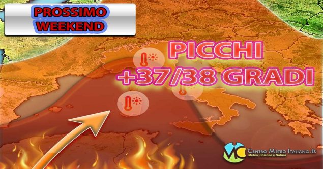 METEO - ANTICICLONE pronto a tornare protagonista nel WEEKEND con BEL TEMPO e TEMPERATURE in aumento