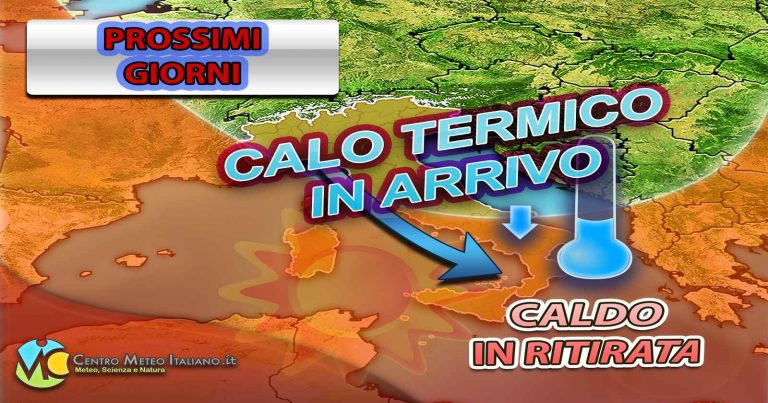 METEO – ARIA FRESCA in arrivo spazza via il CALDO AFRICANO con TEMPERATURE in CALO e clima più gradevole